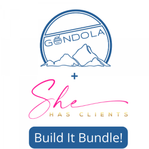 gondola and she has clients build it bundlef